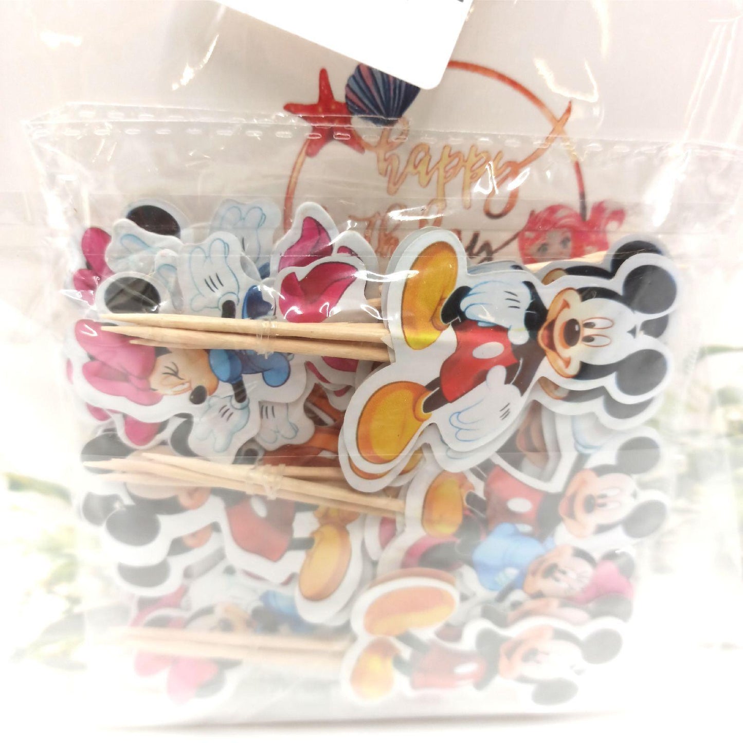 Mickey Minnie Cupcake Toppers Kindergeburtstag Party Muffin Babioms deco