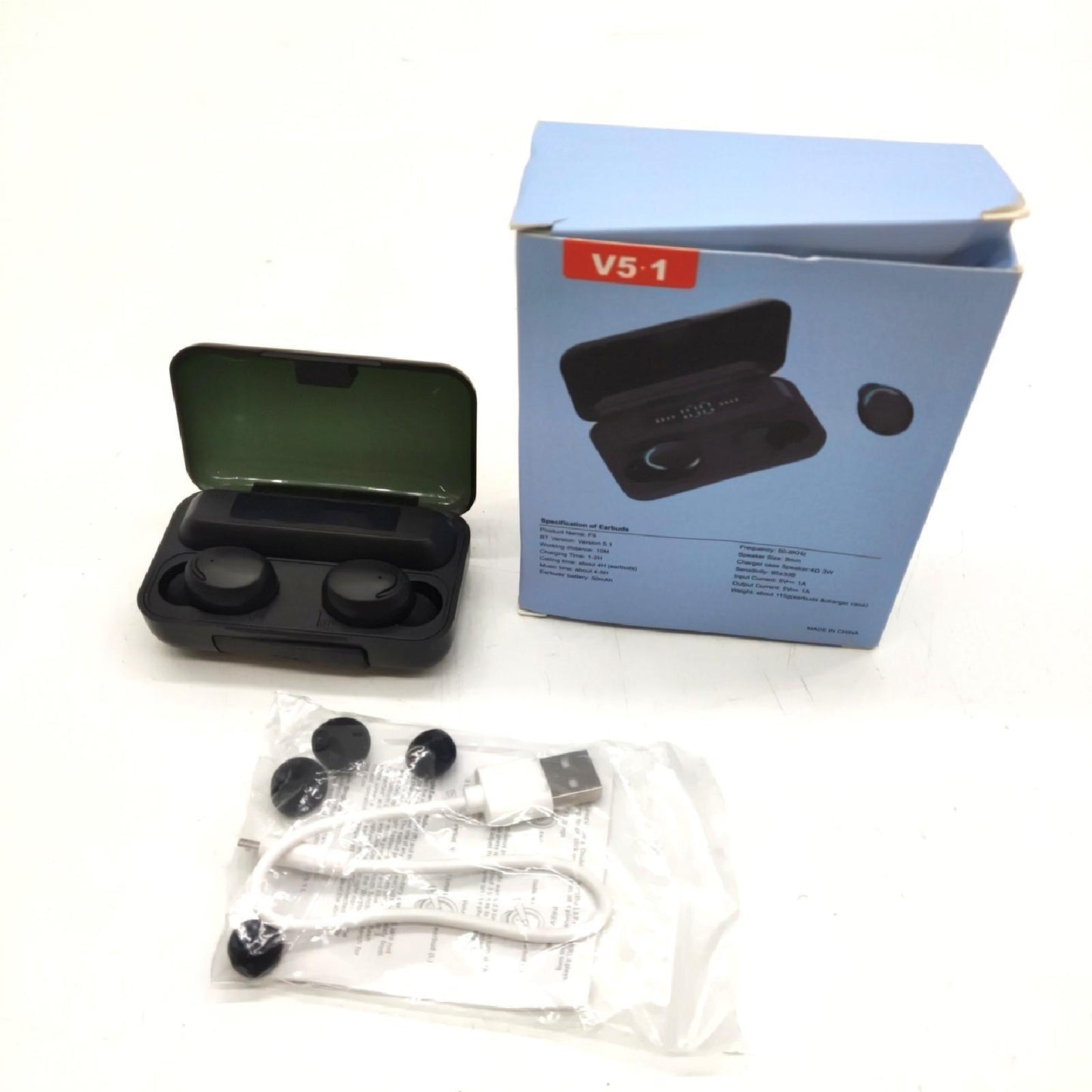 LONUO In Ear Kopfhörer Audio Zubehör Kabellose HiFi Stereo Sound 25 Stunden