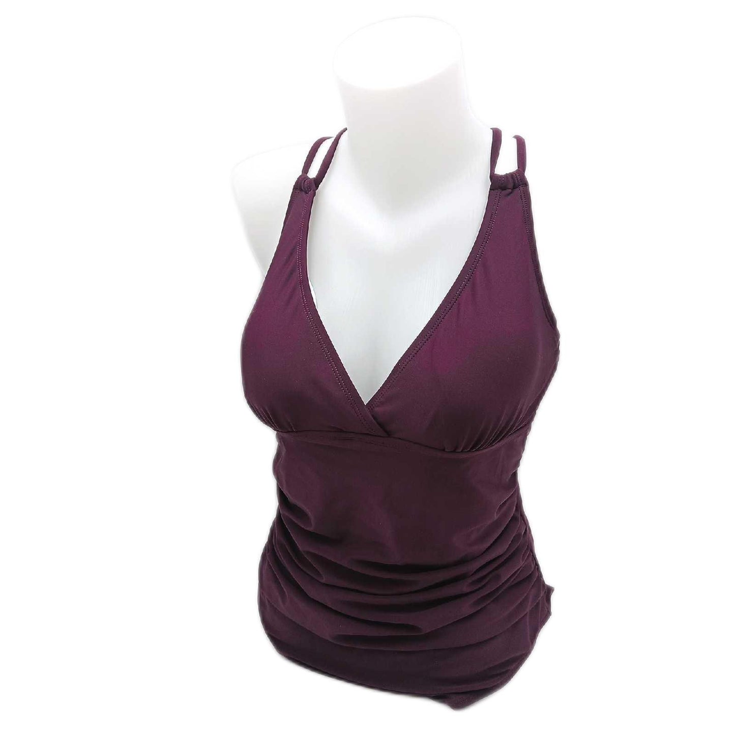 SYKT Damen Badeanzug Einteilig Monokini V Ausschnitt Größe M Schwimmanzug Sommer