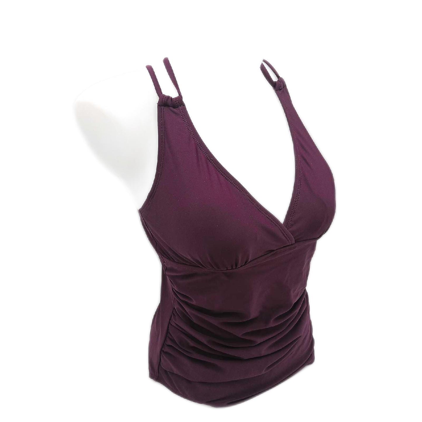 SYKT Damen Badeanzug Einteilig Monokini V Ausschnitt Größe M Schwimmanzug Sommer