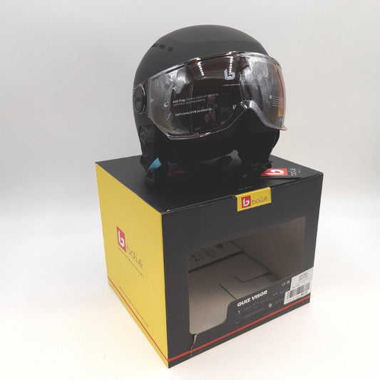 Bollé Skihelm Kopfschutz Sport Might Visor Schwarz Blau 52 55 cm Un