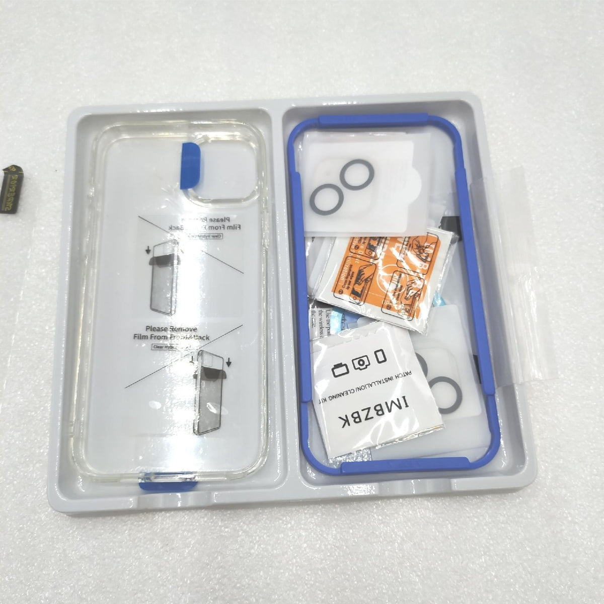 IMBZBK 10 in 1 Handyhülle für iPhone 14 Plus Hülle Case Zubehör mit 3 Stück Panzer Schutz Glas 3 Stück Kameraschutz 360 Grad Schutzhülle Clear Kompatibel mit MagSafe Cover Dünn Durchsichtig