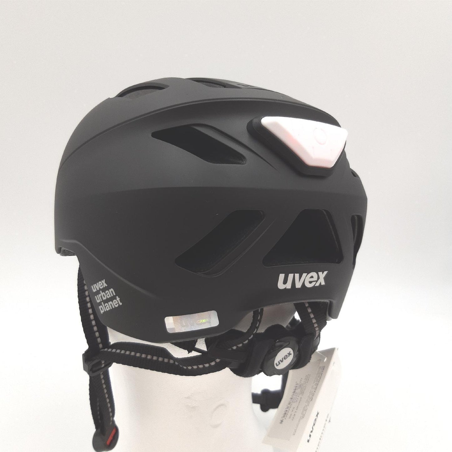 Uvex Fahrradhelm Urban Helm City Planet Nachhaltig Belüftet Komfort Schwarz Matt 54 58 cm für Damen und Herren