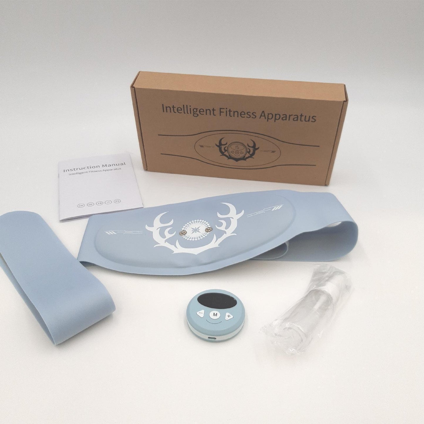 Hiviss Trainingsgerät EMS Bauchmuskeltrainer Fitness Modell Blue Wiederaufladbar USB Stark