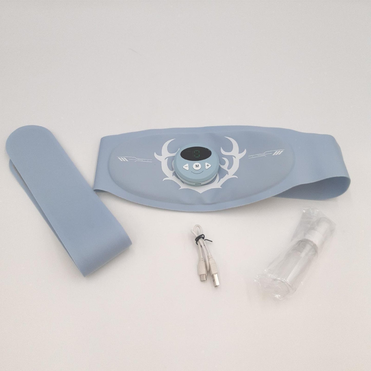 Hiviss Trainingsgerät EMS Bauchmuskeltrainer Fitness Modell Blue Wiederaufladbar USB Stark