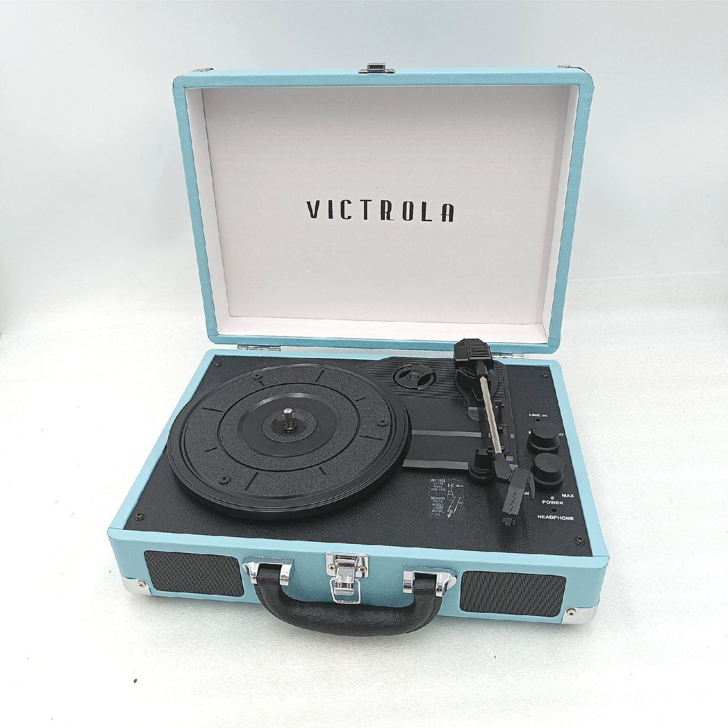 Victrola Vintage 3 Gang Bluetooth Koffer Drehteller Lautsprecher ohne Funktion