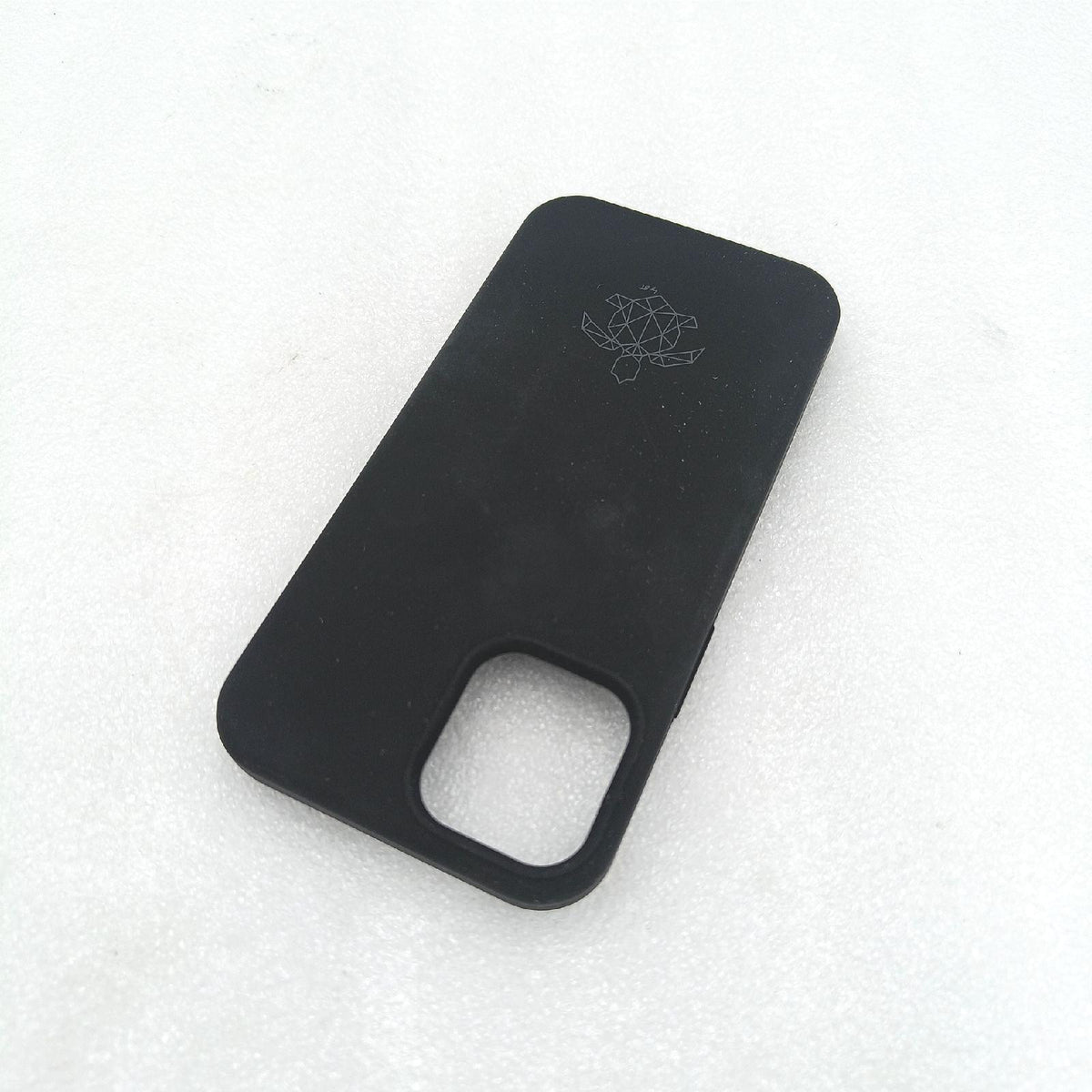 turtleandcase Silikonhülle für iPhone 12 Mini 5 4" - Liquid Silicone Case - Kostenloses Panzerglas - Hochwertiges Silikon mit Rundumschutz - Kratzfestes Mikrofaserfutter Schutzcase Schwarz