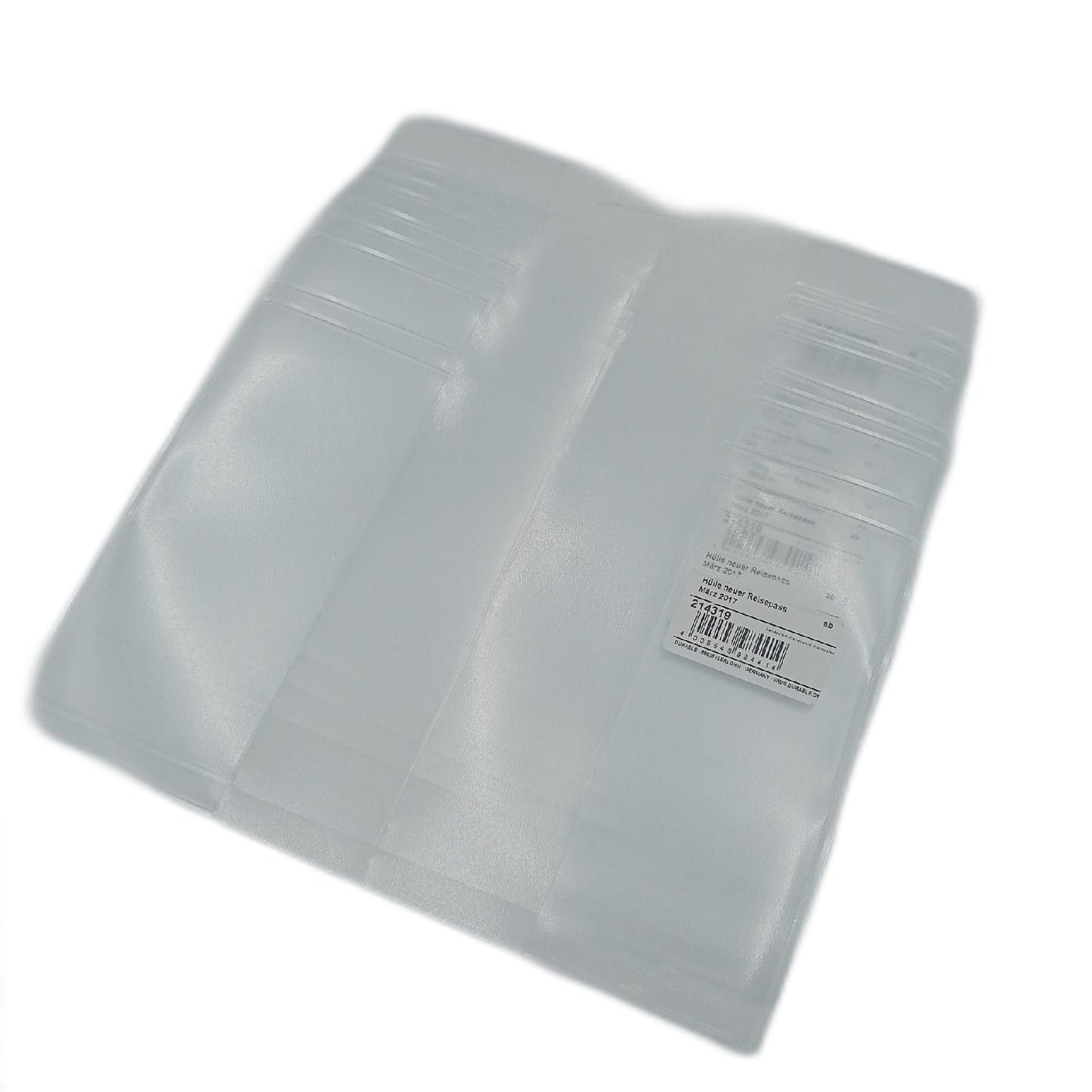 Durable Schutzhülle Reisepasshüllen Dokumentenzubehör 214319 transparent praktisch sicher