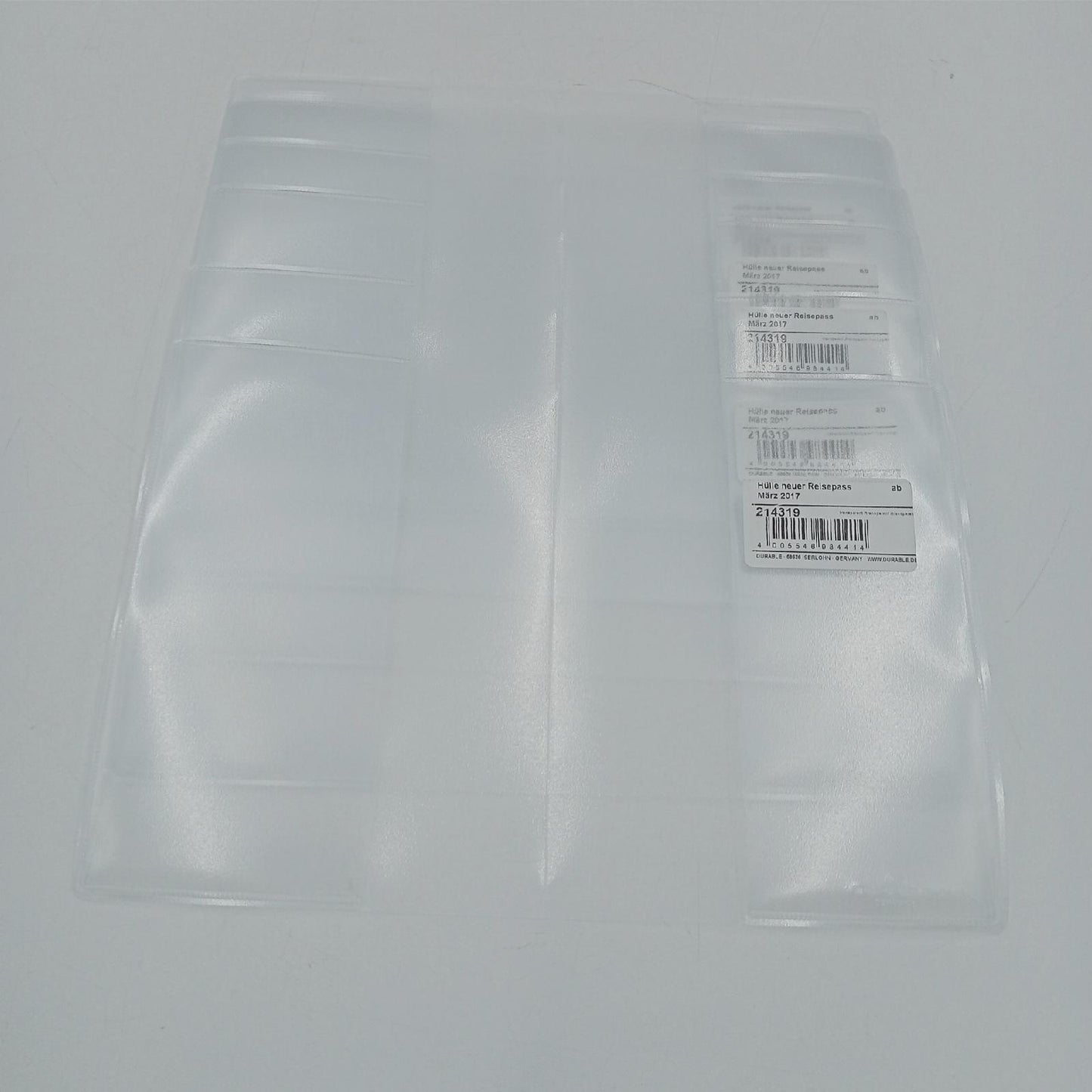 Durable Schutzhülle Reisepasshüllen Dokumentenzubehör 214319 transparent praktisch sicher