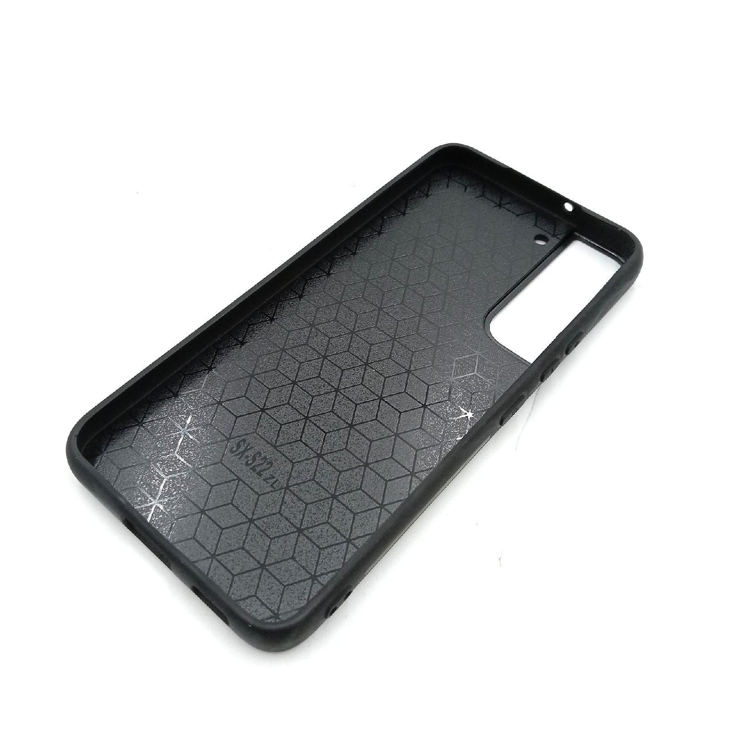 Carveit Galaxy S22 Handyhülle Schwarzholz TPU Cover Elegant Case