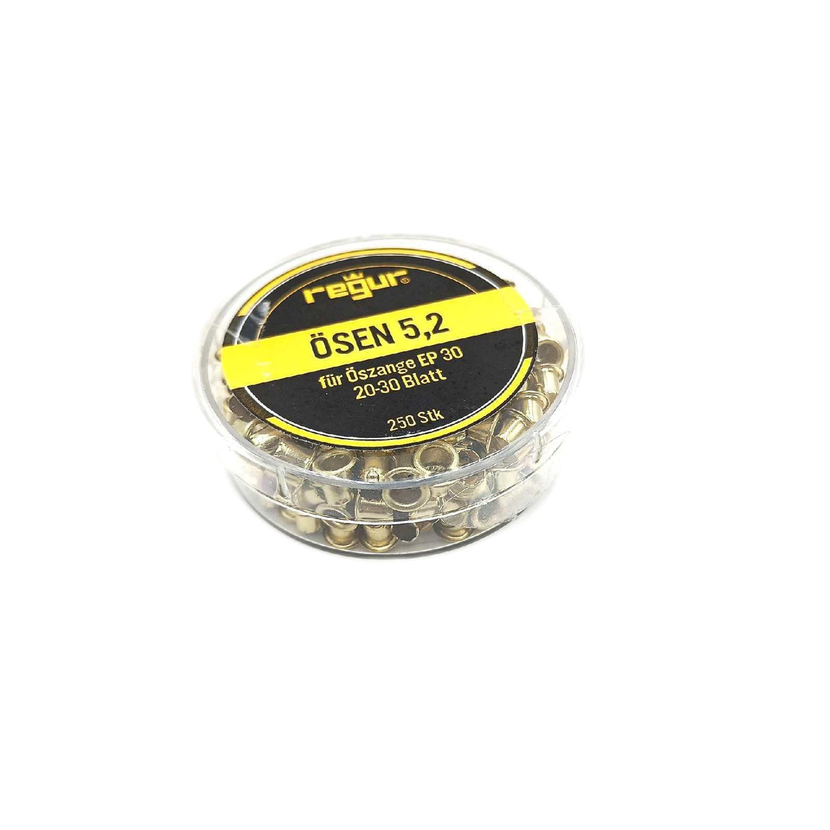 REGUR Ösen 5 2mm für EP 30 Stanz- und Ösenzange  250 Stück für 20 - 30 Blatt für Verträge  zum Präsentieren  Reparieren  Basteln  Verzieren.