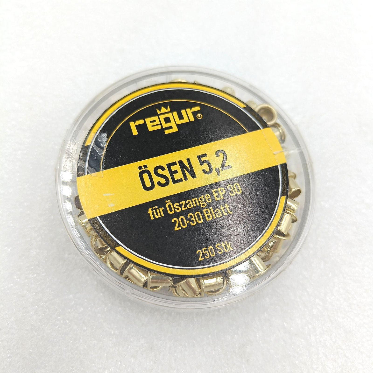 REGUR Ösen 5 2mm für EP 30 Stanz- und Ösenzange  250 Stück für 20 - 30 Blatt für Verträge  zum Präsentieren  Reparieren  Basteln  Verzieren.