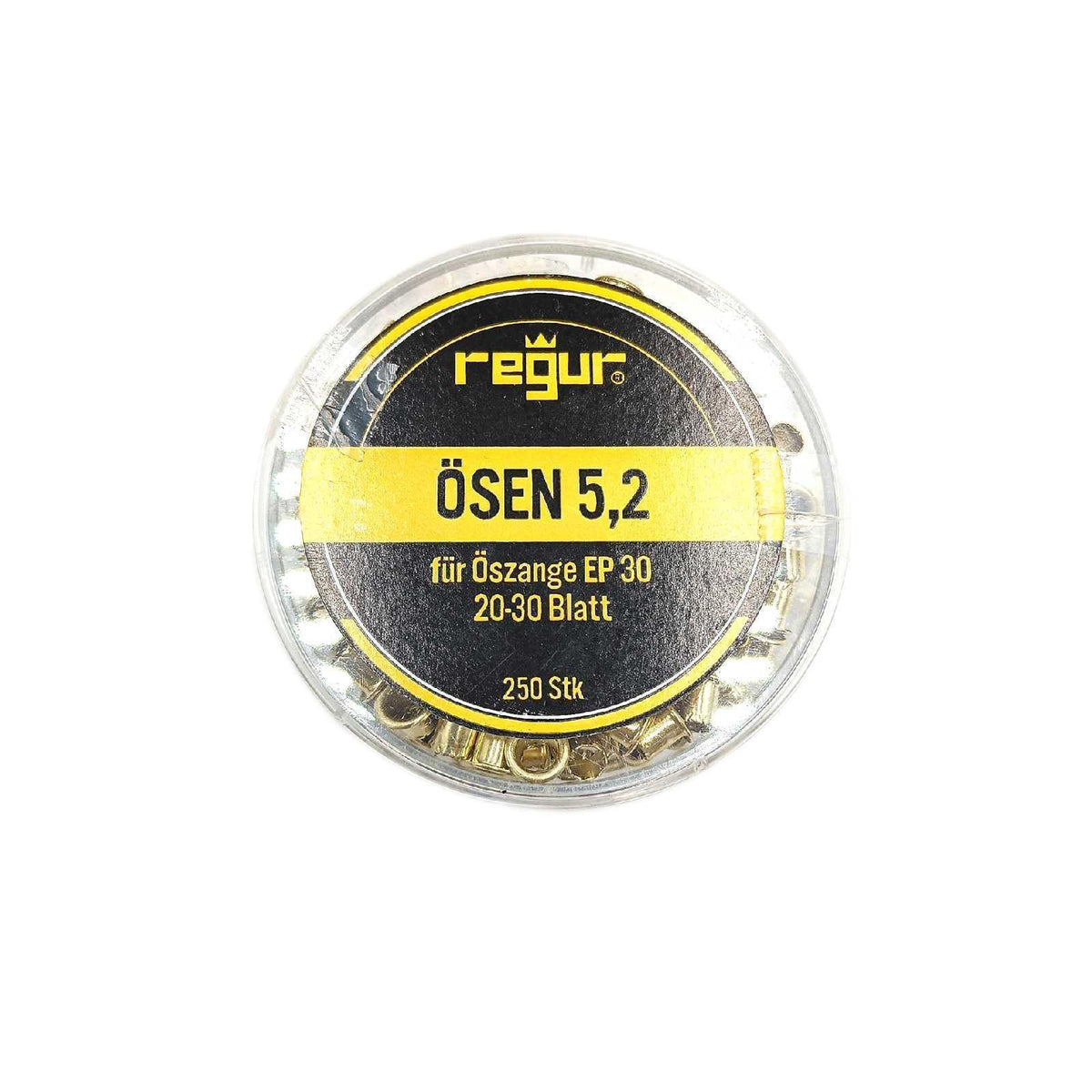 REGUR Ösen 5 2mm für EP 30 Stanz- und Ösenzange  250 Stück für 20 - 30 Blatt für Verträge  zum Präsentieren  Reparieren  Basteln  Verzieren.
