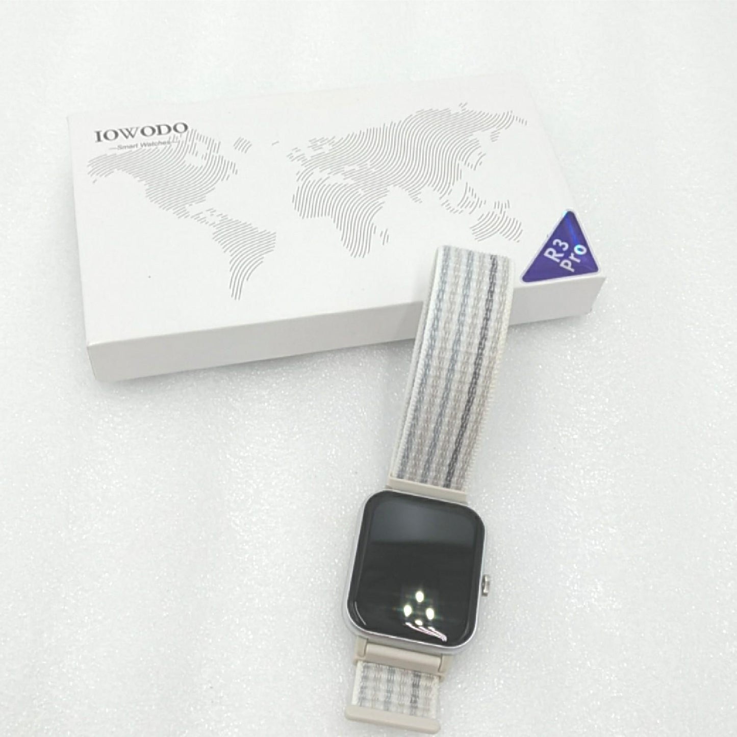 IOWODO Smartwatch Fitnessuhr Elektronik 169 Zoll IP68 Wasserdicht Pulsm