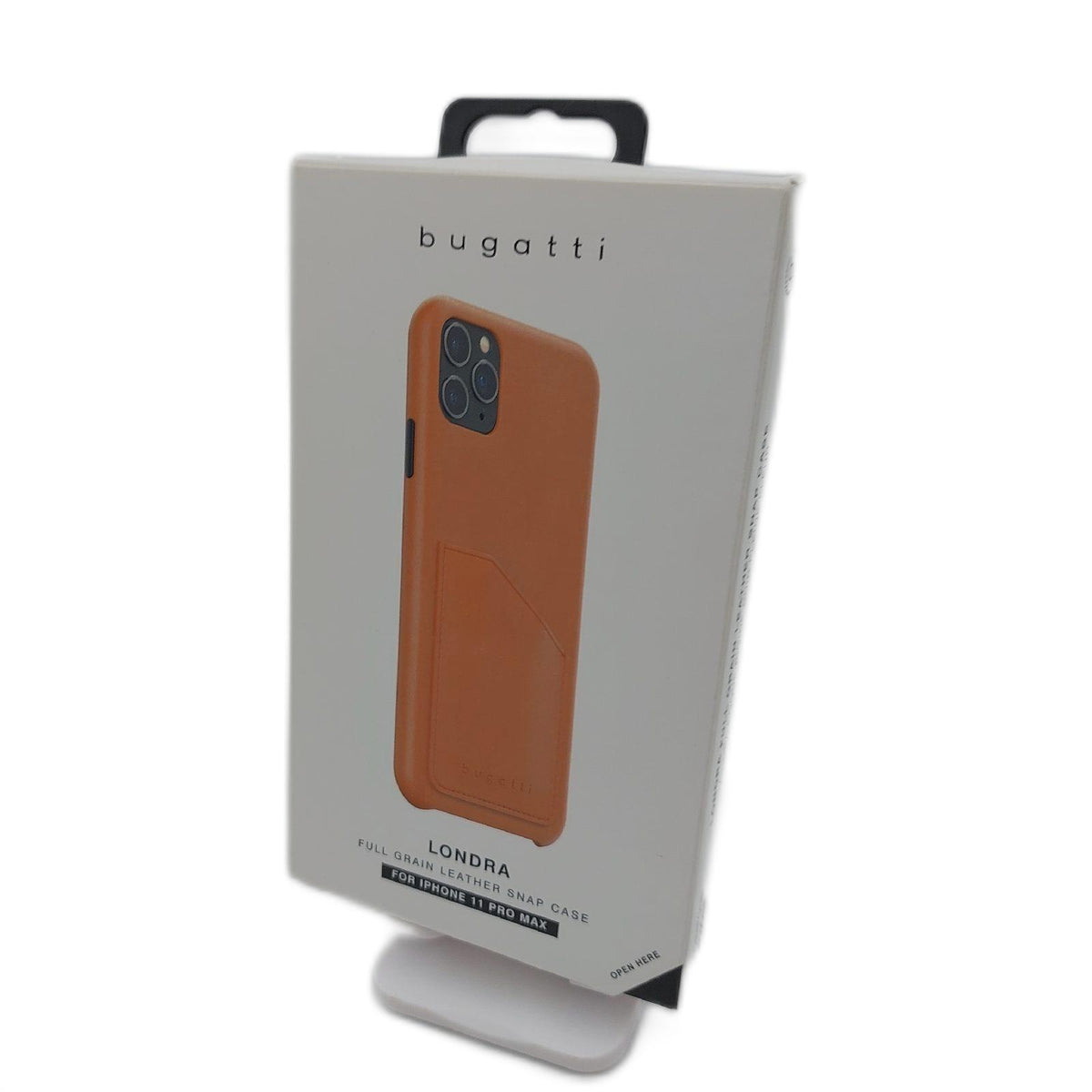Bugatti Handyhülle Kompatibel mit iPhone 11 Pro Hülle  Londra Rundum Schutzhülle  Cognac