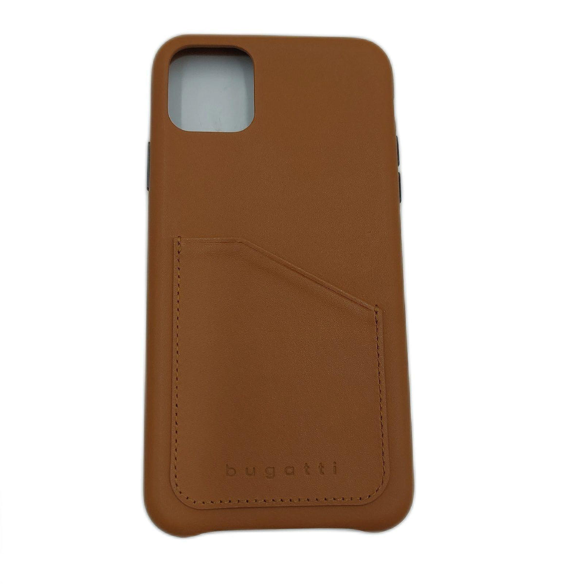 Bugatti Handyhülle Kompatibel mit iPhone 11 Pro Hülle  Londra Rundum Schutzhülle  Cognac