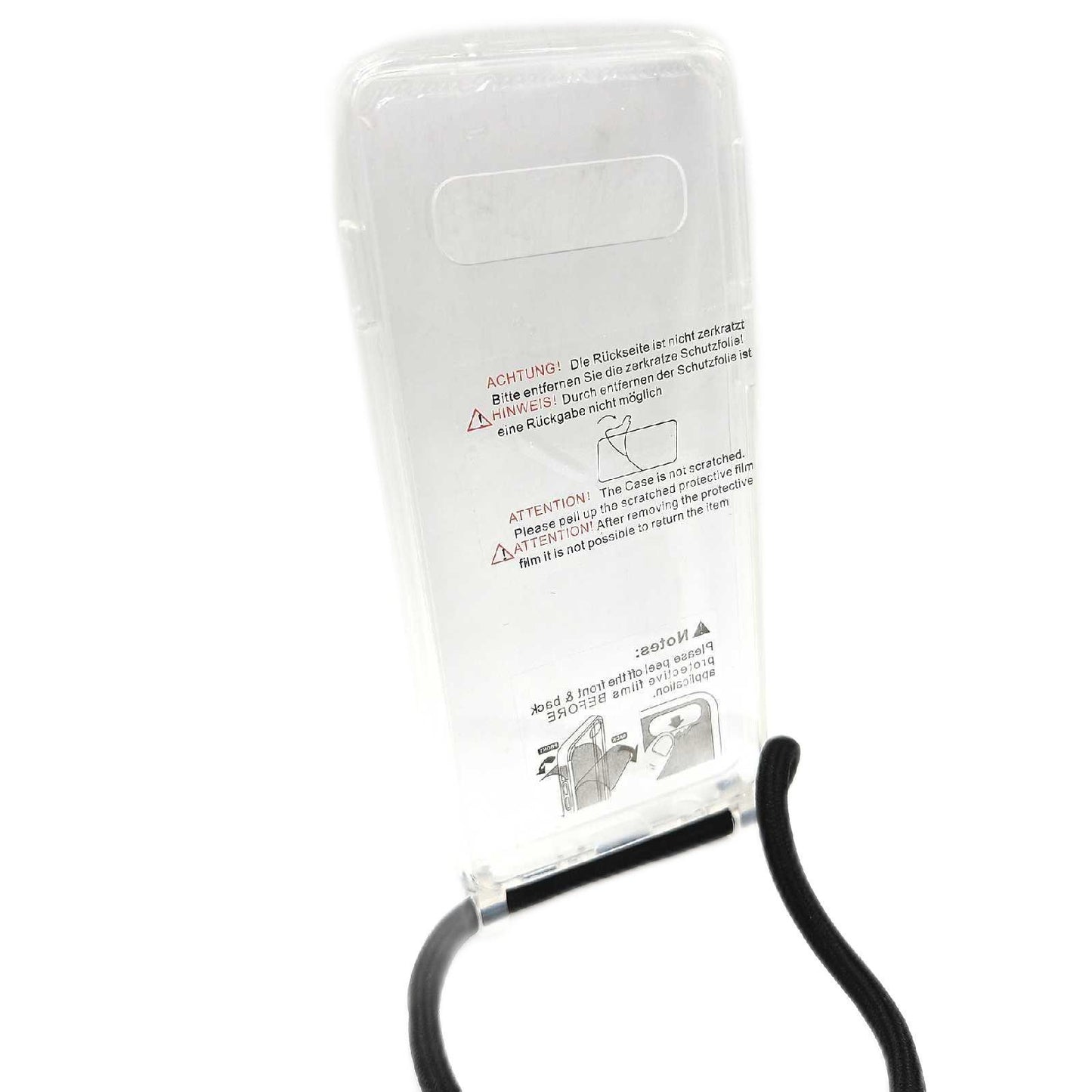 Nupcknn Handykette Hülle für Samsung Galaxy S10 6.1" Hülle TPU Bumper+PC Back (4