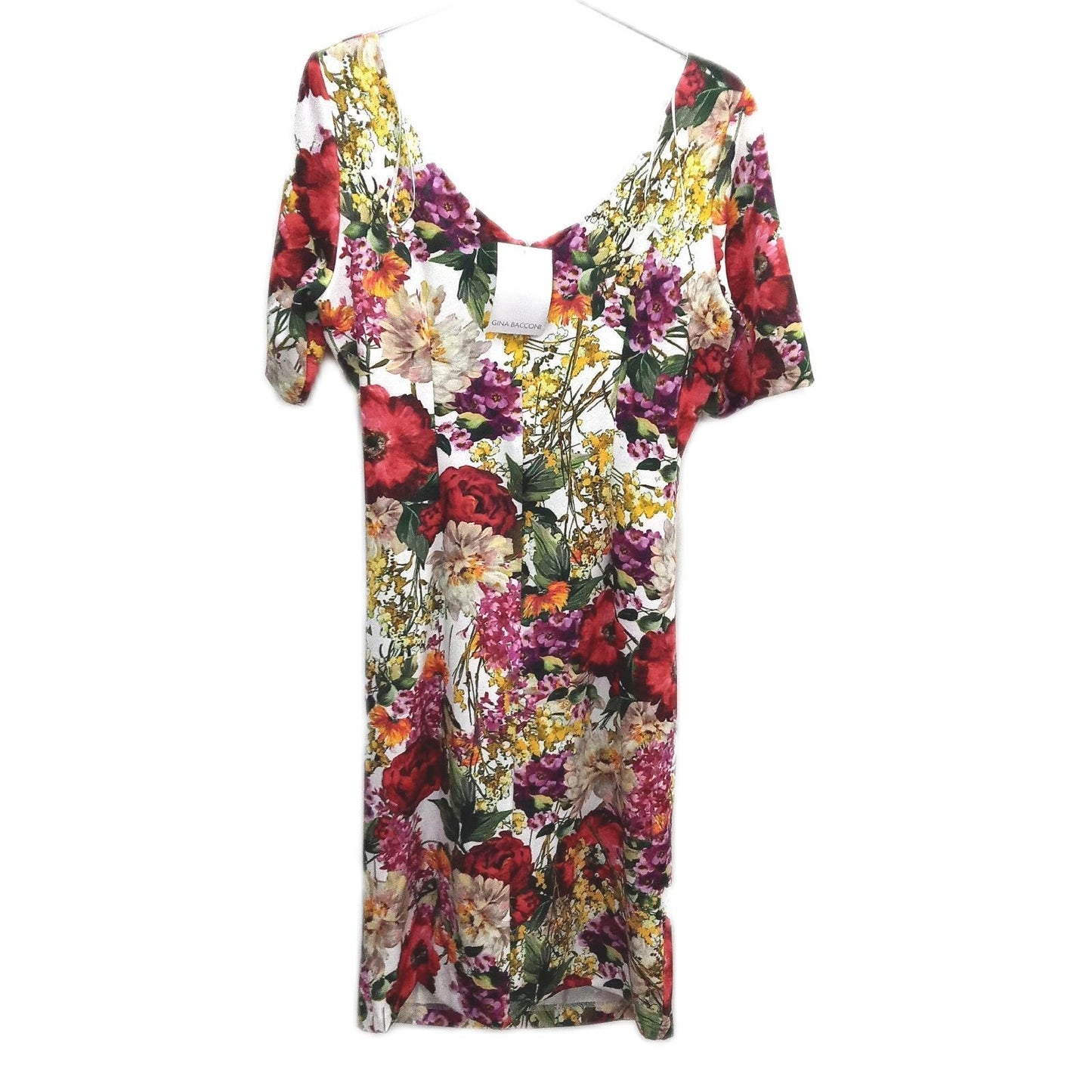 Gina Bacconi Kleid Damenmode Cocktailkleid Multi 40 Blumenmuster elegant festlich