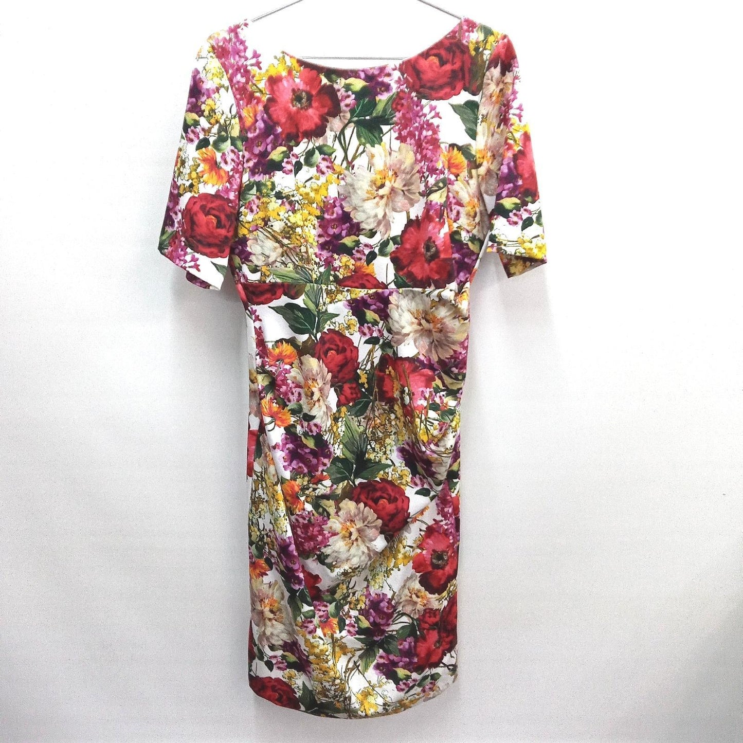 Gina Bacconi Kleid Damenmode Cocktailkleid Multi 40 Blumenmuster elegant festlich