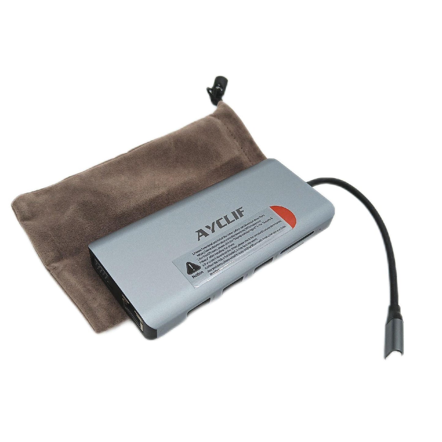 AYCLIF Docking Station USB Hub Universal Station MacB kompatibel Power Delivery Multimediap
