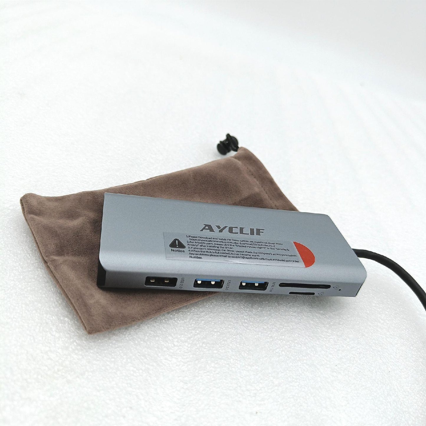 AYCLIF Docking Station USB Hub Universal Station MacB kompatibel Power Delivery Multimediap