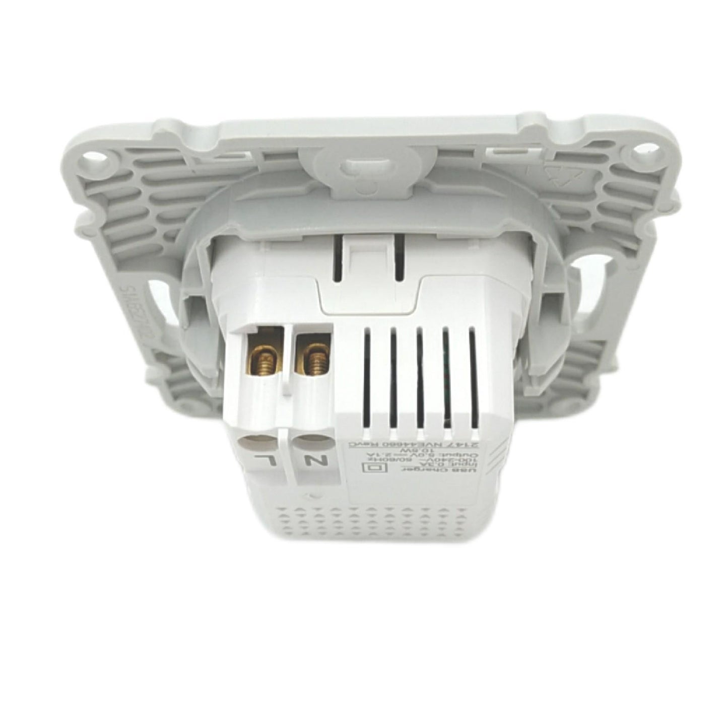 Schneider Electric Ladegeraet Elektronik Ovalis Dual USB Schnell Zuverlaessig Weiss S