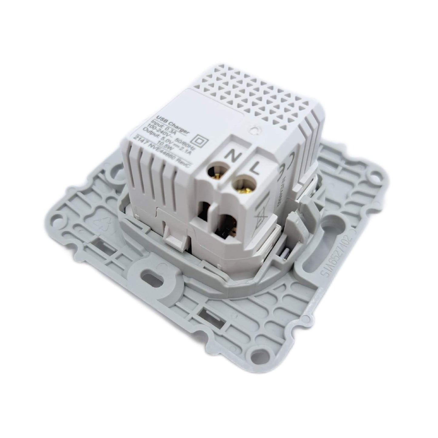 Schneider Electric Ladegeraet Elektronik Ovalis Dual USB Schnell Zuverlaessig Weiss S