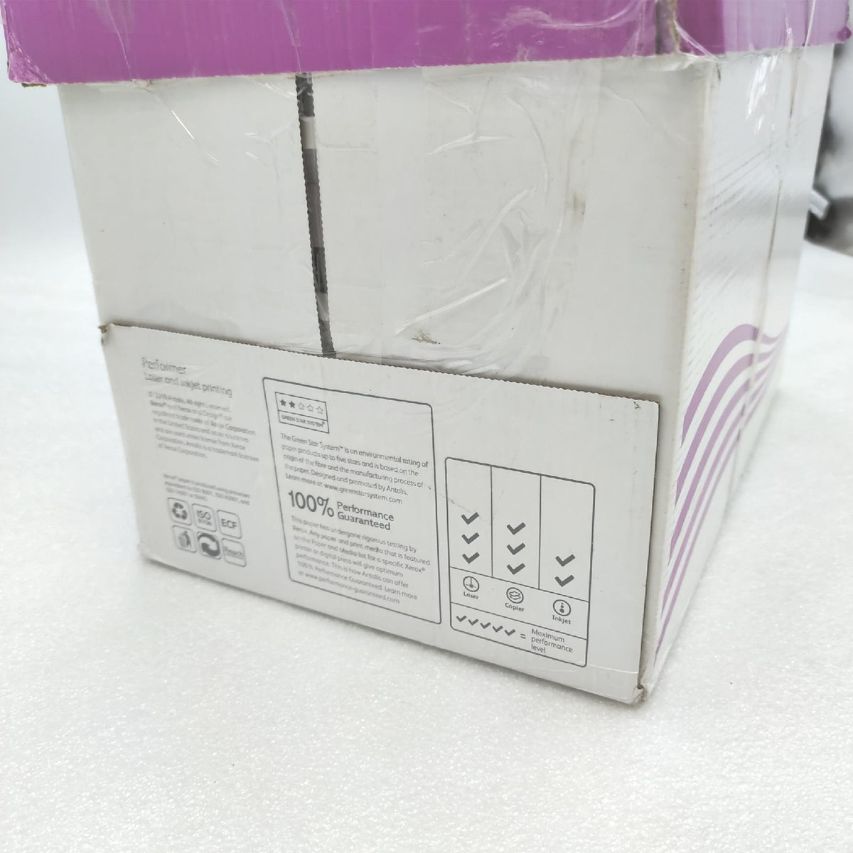Xerox Performer Multifunktions-Papier, 80 g m², A4, 1 Karton, 5 Packungen, 2.500 Blatt 003R90649 Weiß