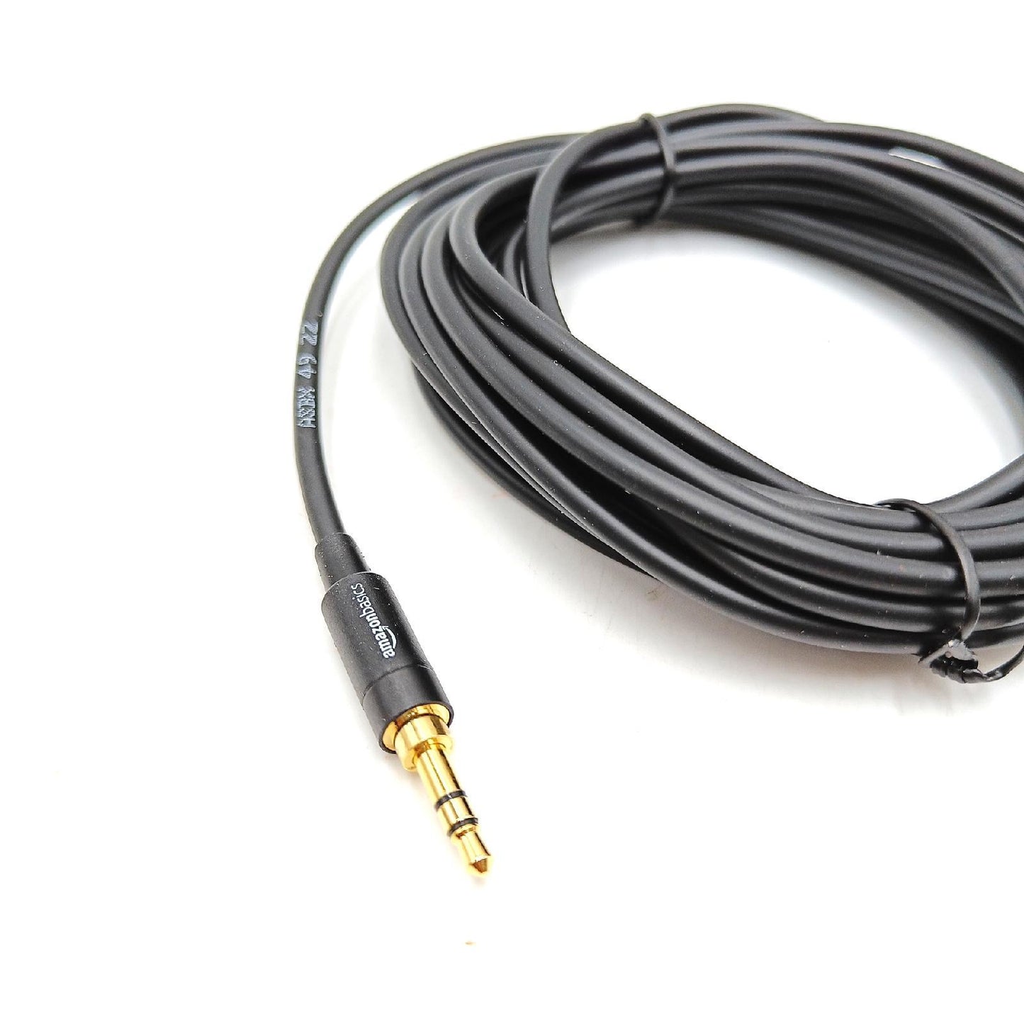 Amazon Basics Audiokabel Kabelverlängerung 35 mm Auxiliary Klinkenstecker auf RCA