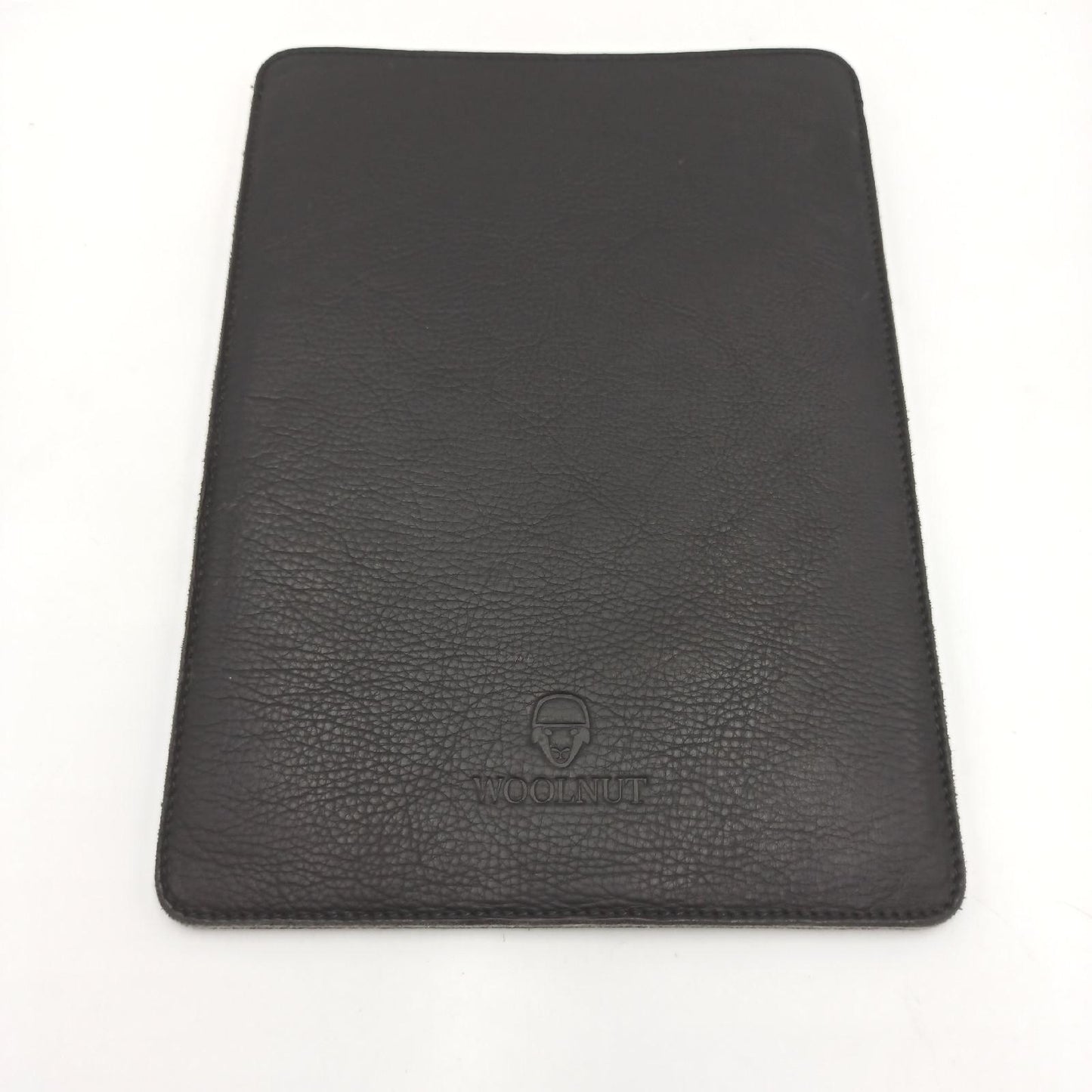Woolnut Leder Sleeve Case Hülle Tasche für MacBook Pro 13 UNT Air 13/13.6 Zoll - Schwarz
