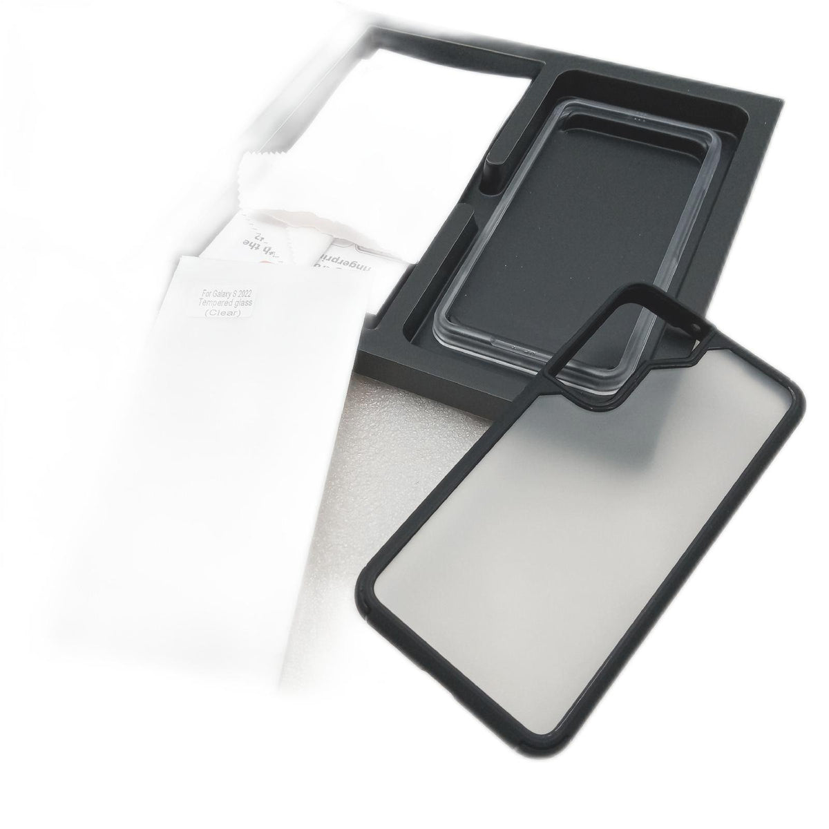 Samsung Galaxy S22 Huelle Schutz Militairqualitaet Schutzfolie inkl