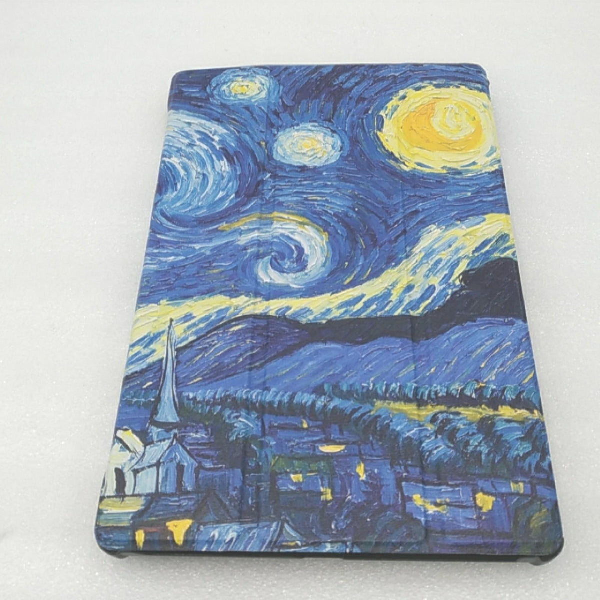 LJSM Hülle + Schutzfolie für Lenovo Tab M10 FHD Plus TB-X606F / TB-X606X 10.3 inch - HD Gehärteter Film Displayschutz  PU Leder Tasche Case Flip Schutzhülle Taschen - Sky