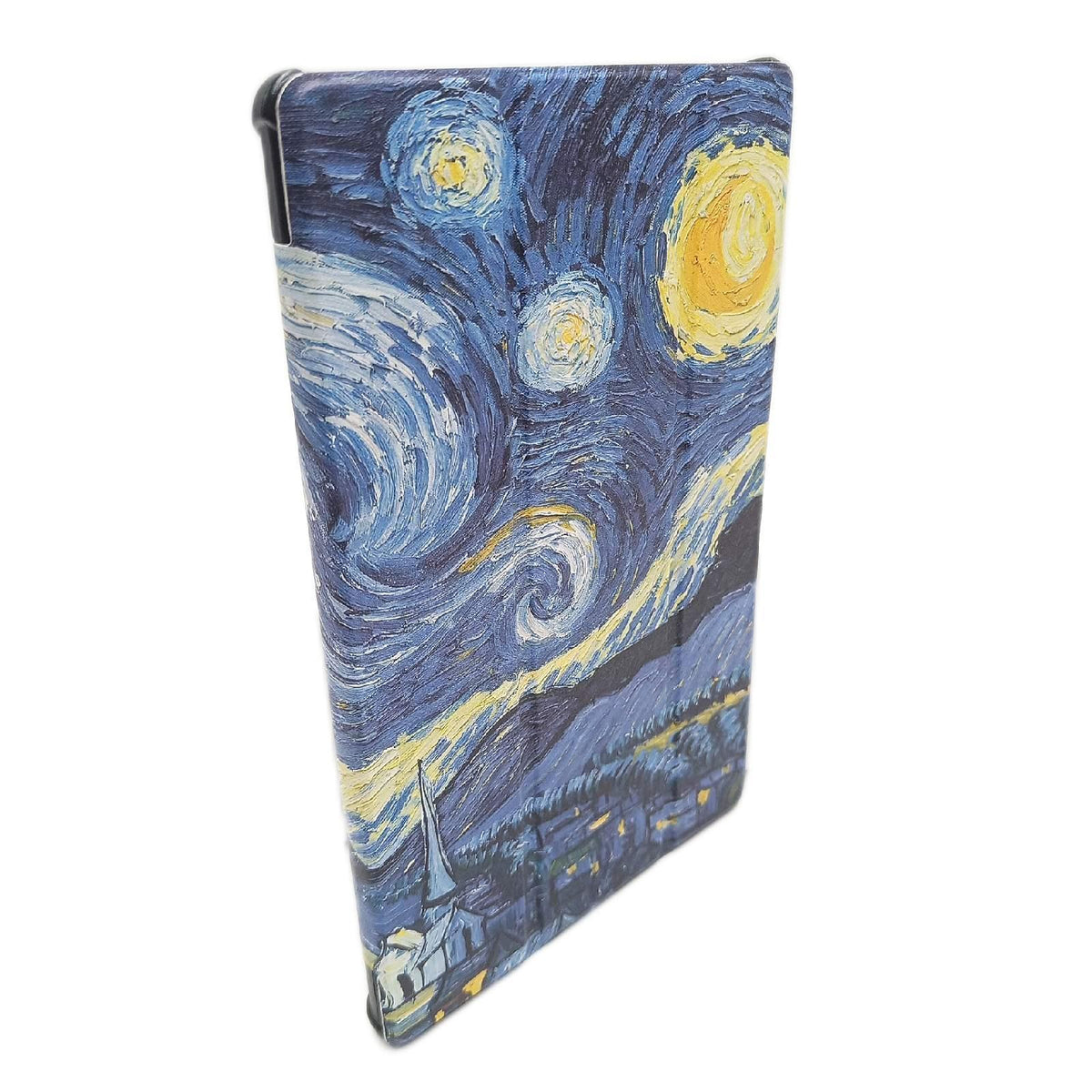LJSM Hülle + Schutzfolie für Lenovo Tab M10 FHD Plus TB-X606F / TB-X606X 10.3 inch - HD Gehärteter Film Displayschutz  PU Leder Tasche Case Flip Schutzhülle Taschen - Sky