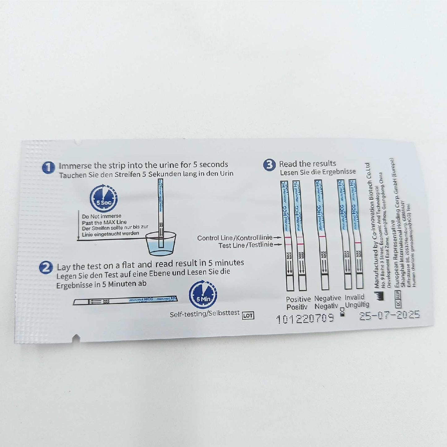 Schwangerschaftstest Schwangerschaft Gesundheitsartikel HCG20 zuverlässig für zuhause anwenden