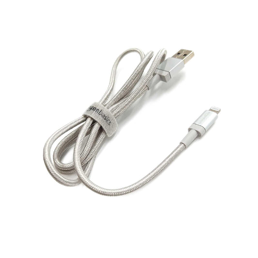 Amazon Basics Verbindungskabel Ladekabel Kabel Zubehör Auf Usb A Nylon Umflochten Mfi Silber 09 Meter Effizient