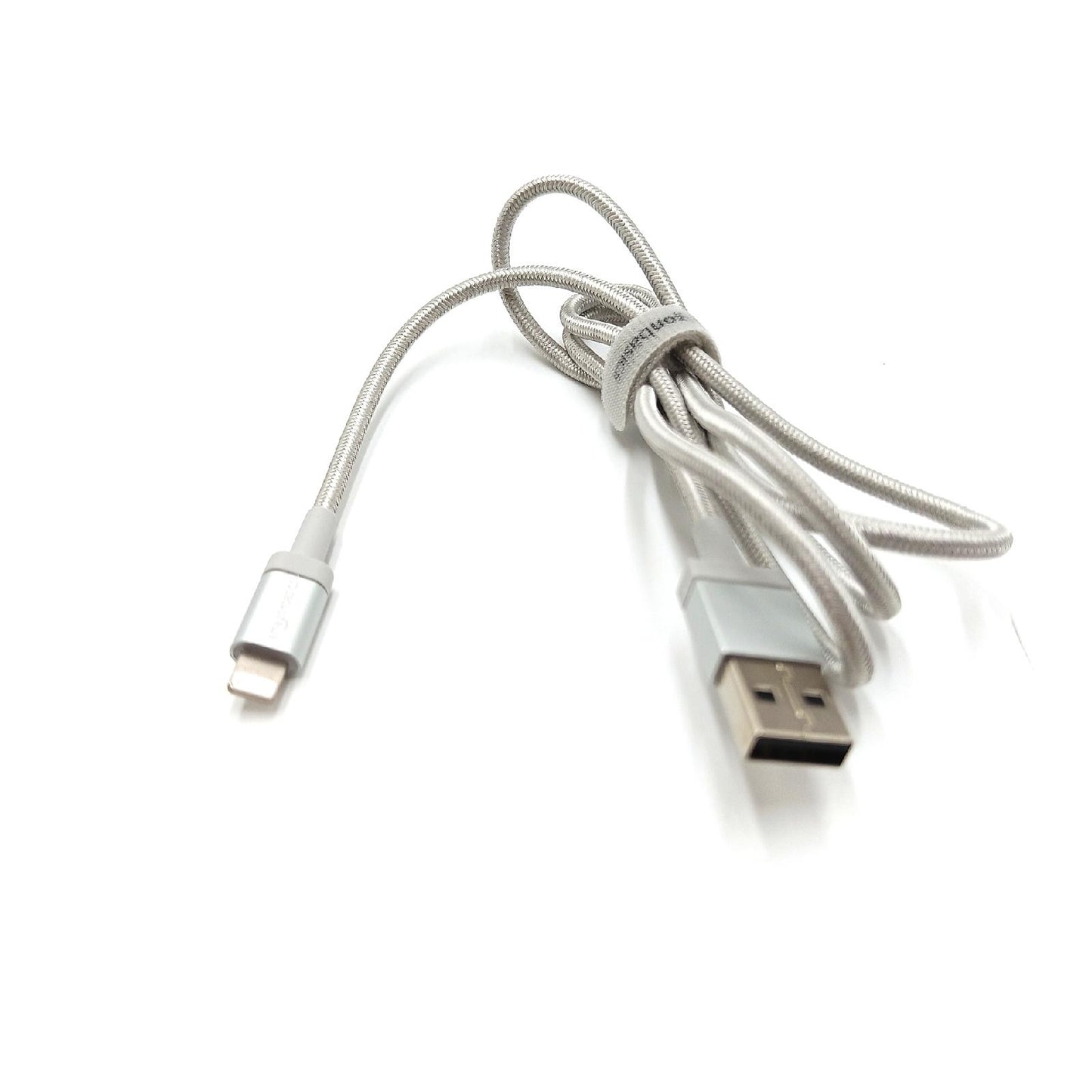 Amazon Basics Verbindungskabel Ladekabel Kabel Zubehör Auf Usb A Nylon Umflochten Mfi Silber 09 Meter Effizient