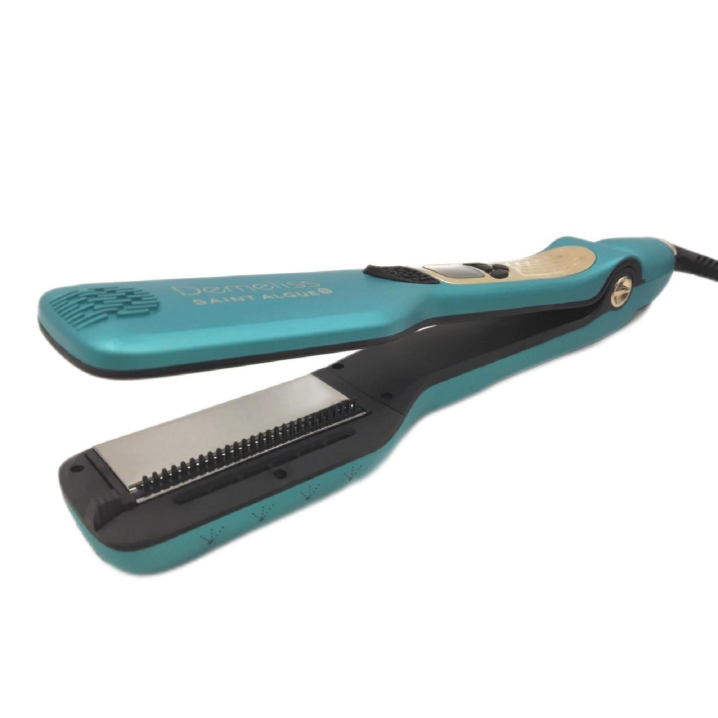 Saint Algue Haarglätter Haarpflege Titanium Blue exklusiv Styling Hair Styler für glattes Haar glatt und glänzend