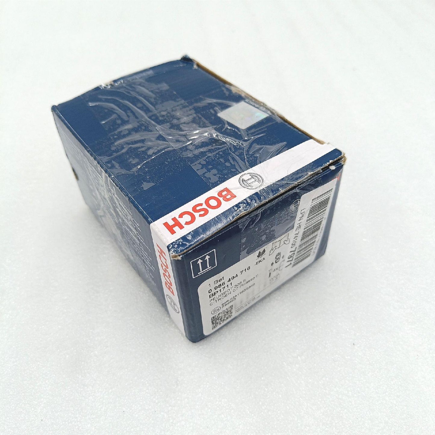 Bosch Bremsbeläge Autoteile BP1711 Hinterachse Set 4 Stück für