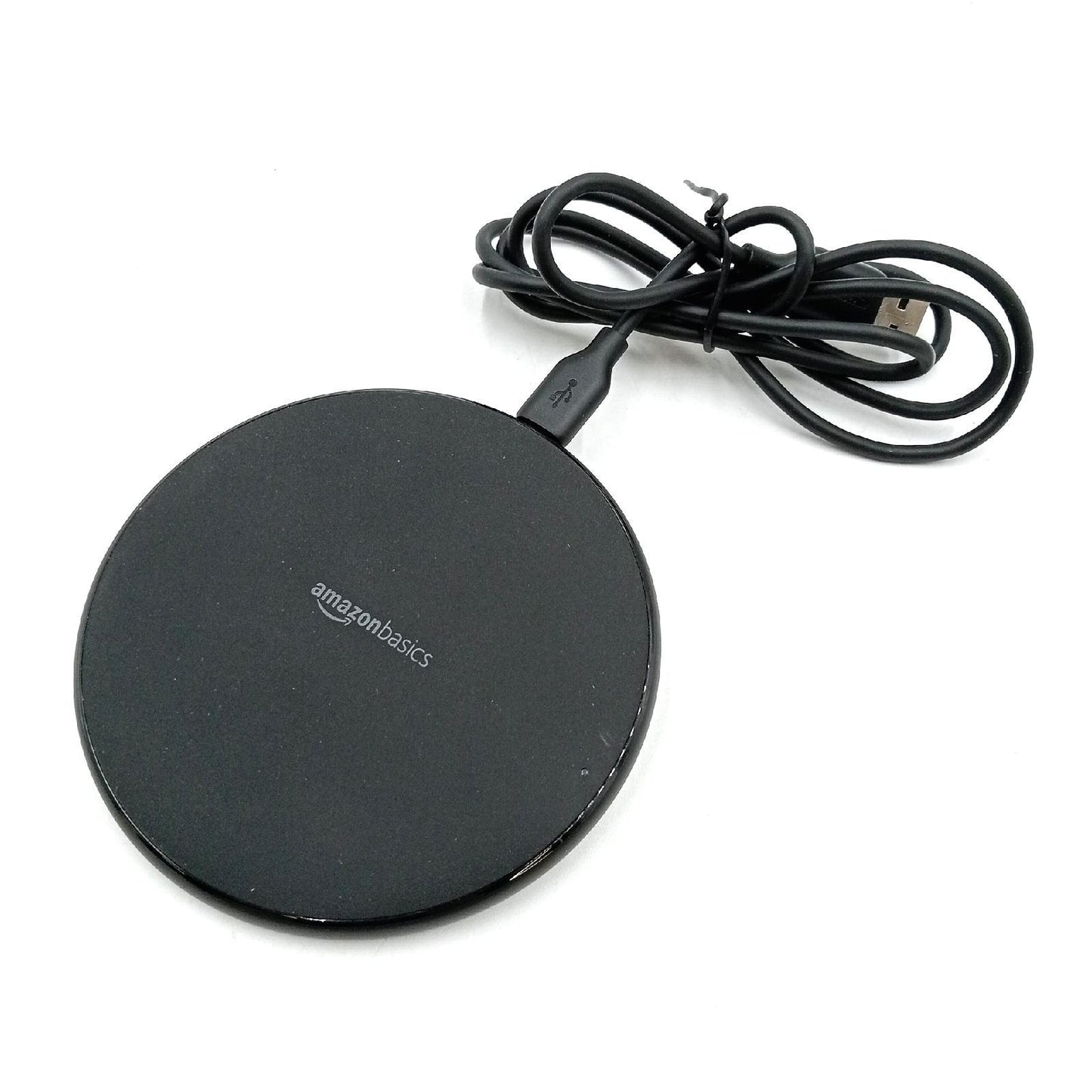Amazon Basics Ladestation Kabelloses Laden Qi Schwarz 10 Watt Wireless Charging