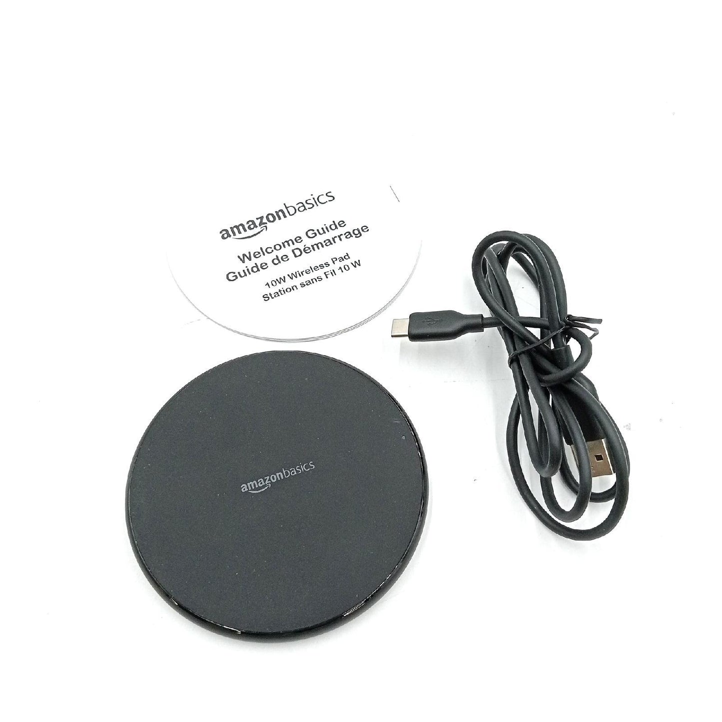 Amazon Basics Ladestation Kabelloses Laden Qi Schwarz 10 Watt Wireless Charging