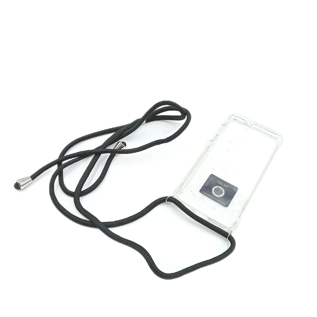 YuhooTech 360 Grad Handykette Hülle für Samsung Galaxy S21 5G  Necklace Hülle mit Band/Doppel-Schutz Transparent Handyhülle[Einteiliges Design] Schutzhülle mit integriertem Displayschutz-Schwarz