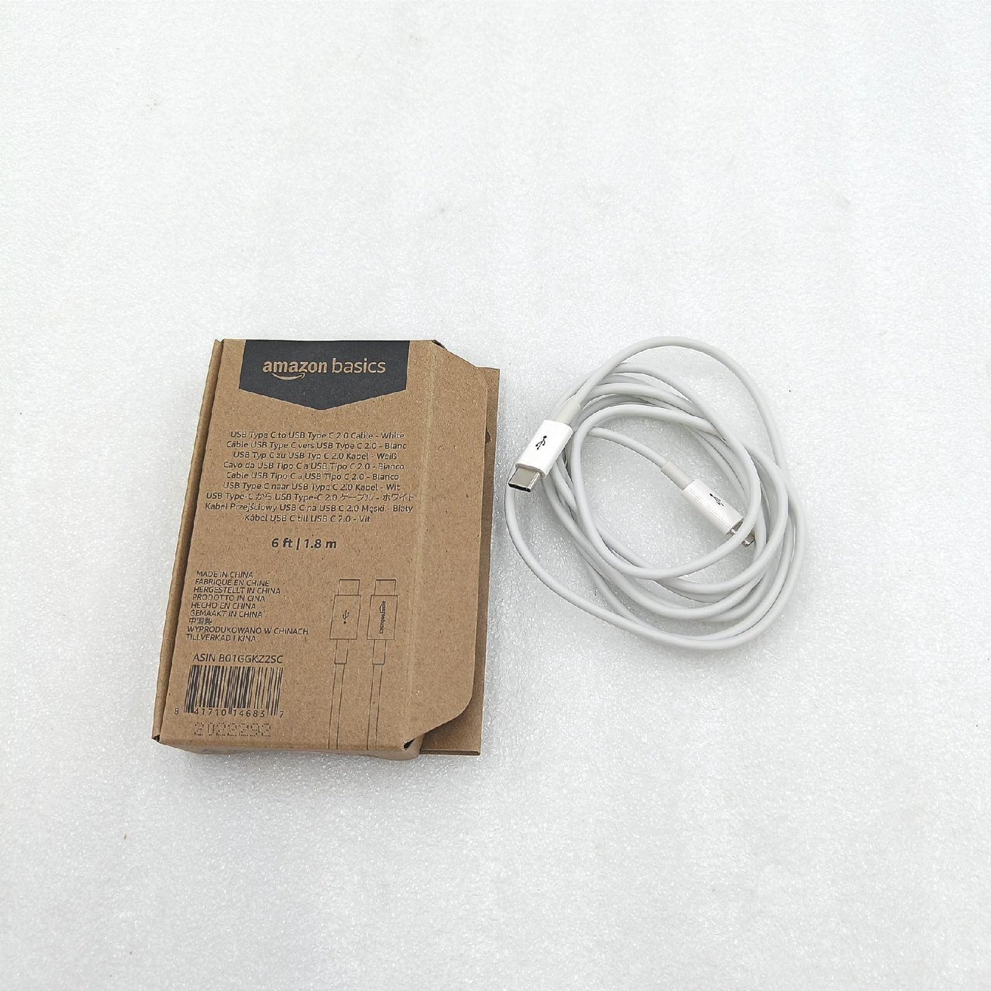 Amazon Basics USB C Schnellladekabel Ladekabel Elektronik 1 8 Meter Weiß Schnell