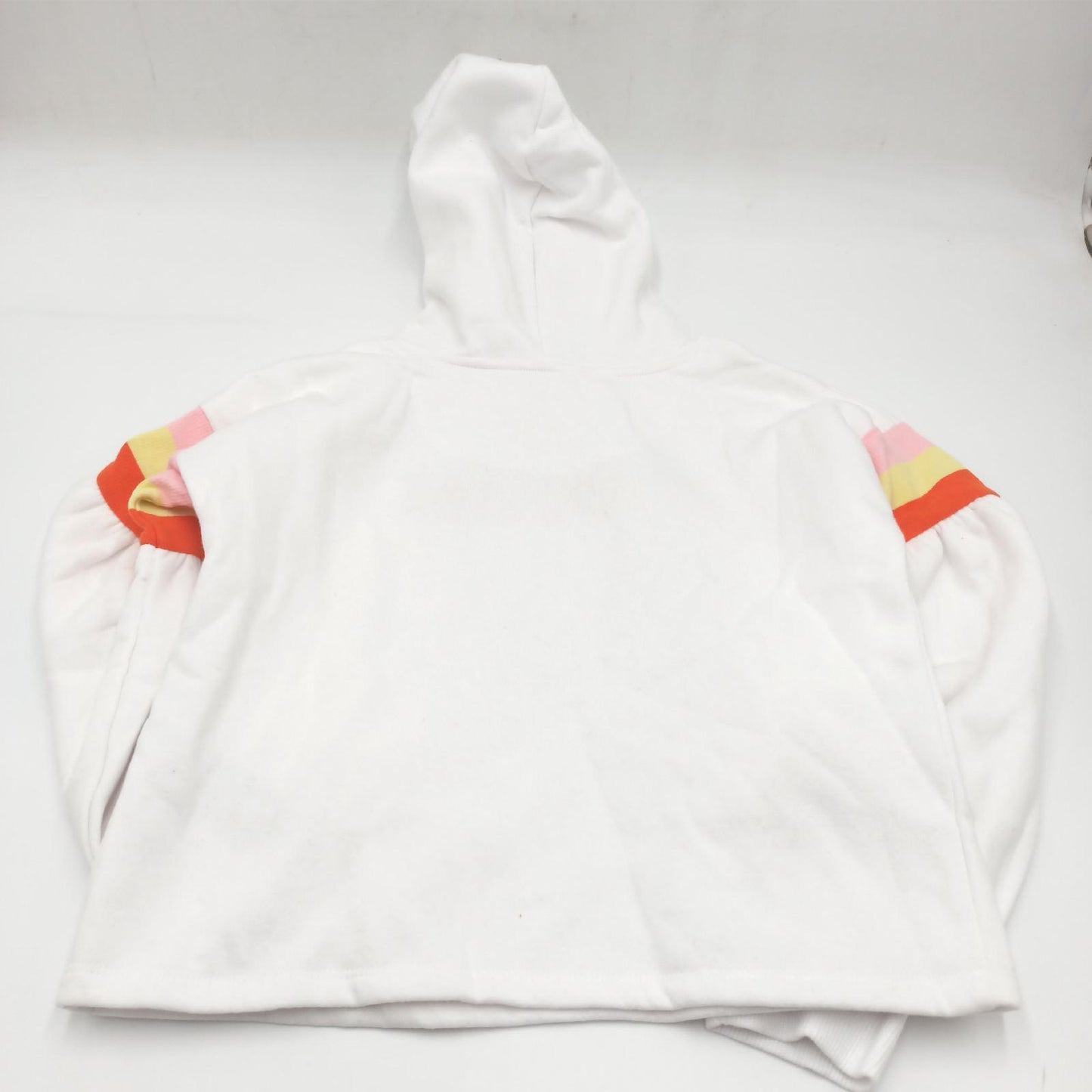 Levis Kinderbekleidung Langarmshirt Mädchen Oberbekleidung High Rise Kapuze Weiß