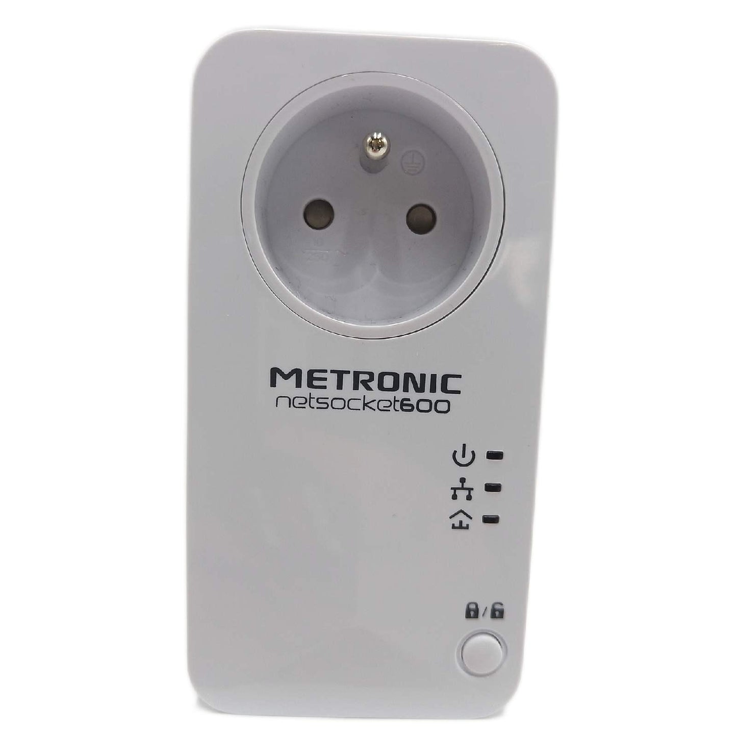 Metronic Netzstecker Netzwerk Zubehör 495466 mit 1 Port Fast Ethernet 100 MB s