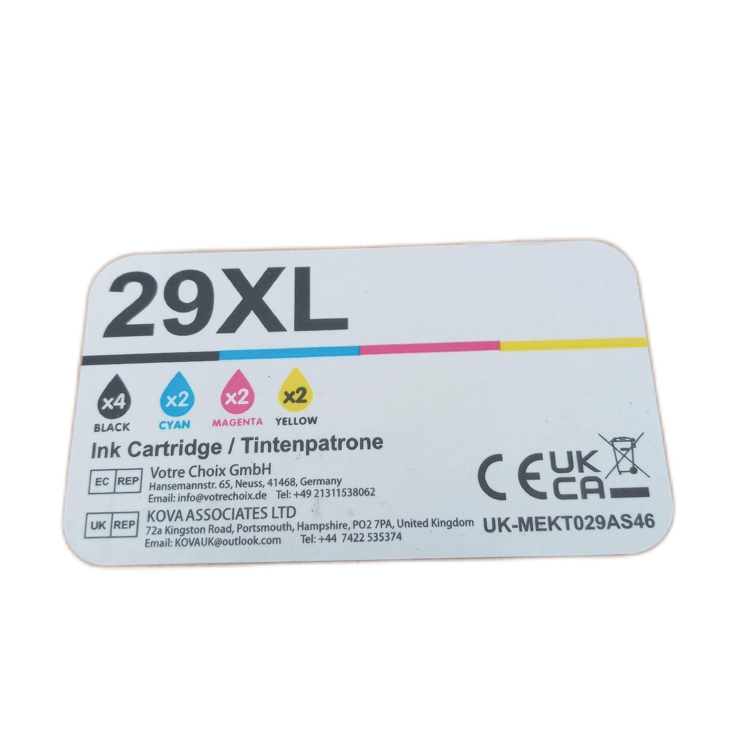 Epson Multipack 29XL Tintenpatrone Drucker Ersatzpatronen Yield Schwarz