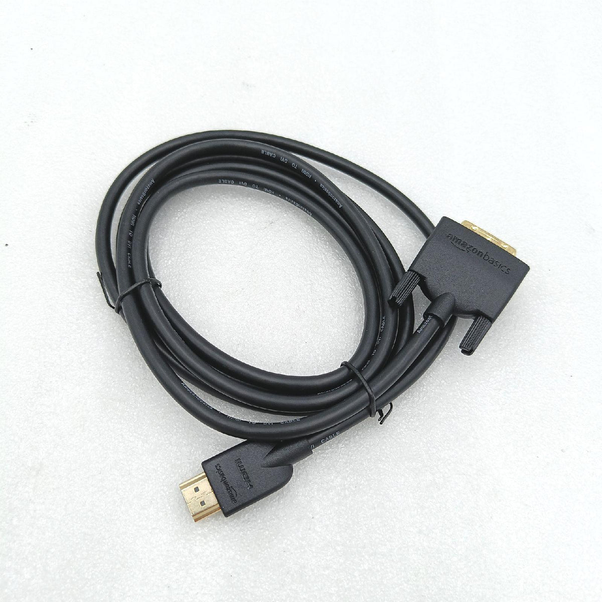 Amazon Basics HDMI zu DVI Adapterkabel 183 Meter bidirektional vergoldet 1080P Schwarz