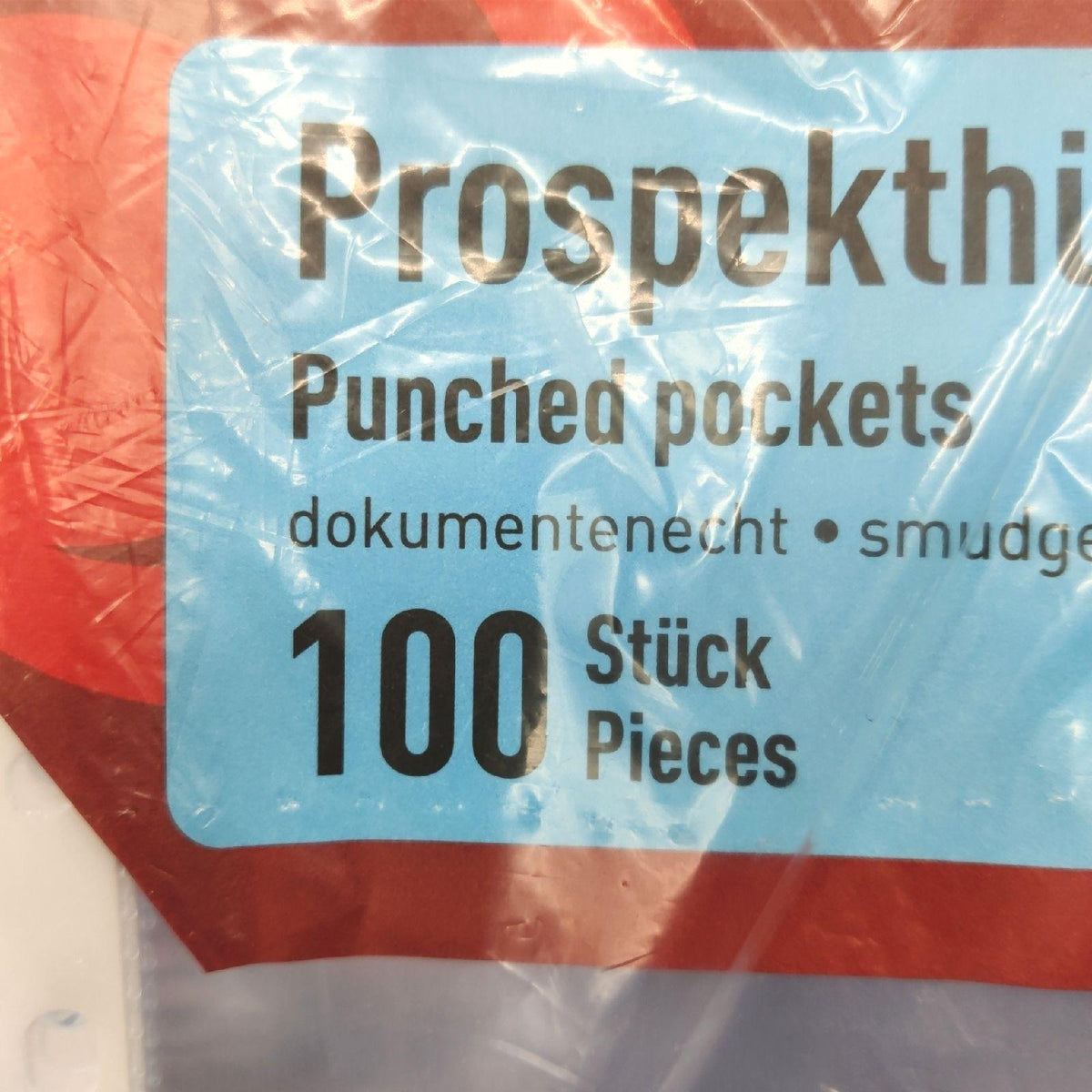 Herlitz Prospekthuellen Buerobedarf A4 glasklar Staerke 006