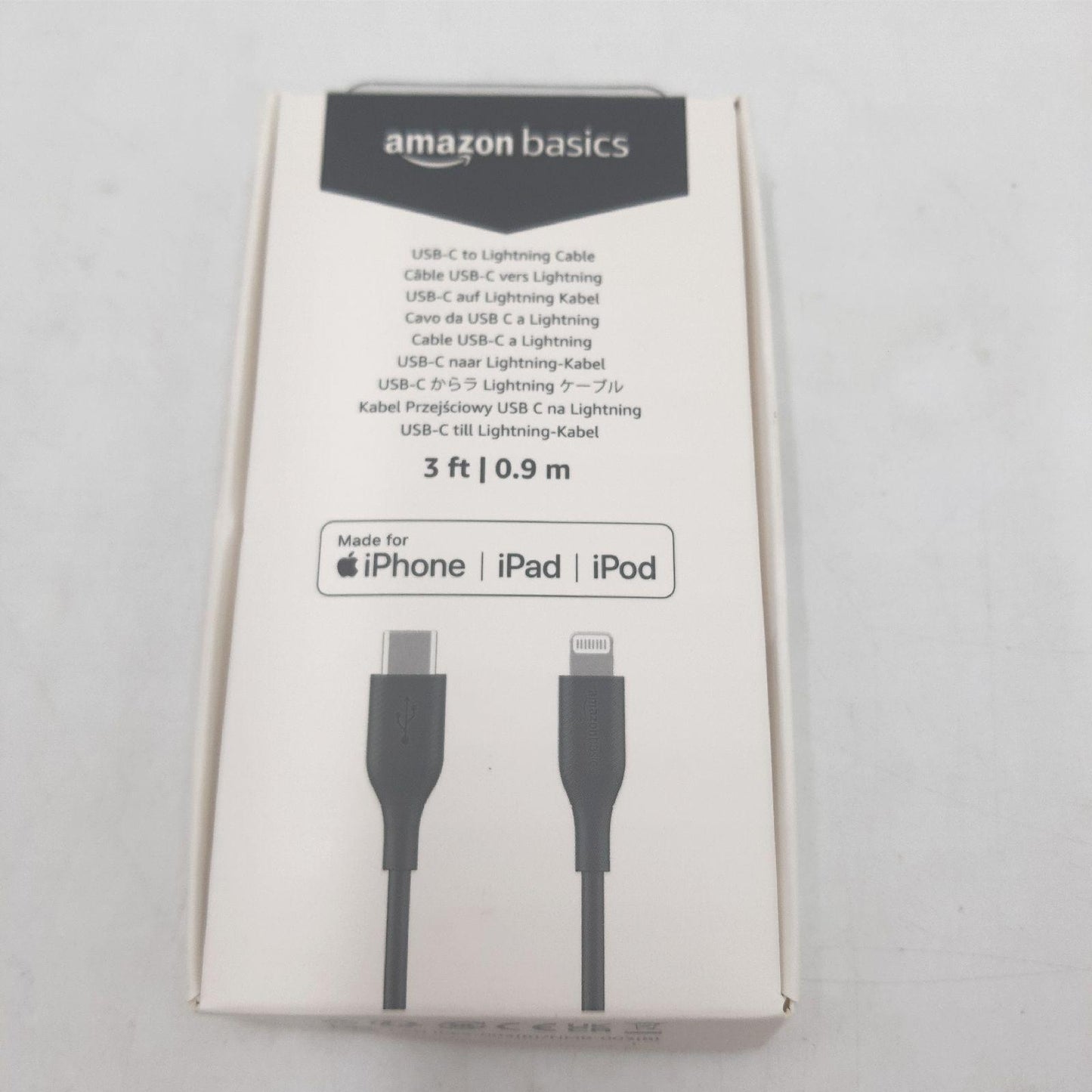 Amazon Basics Kabel USB 2 0 Typ C Kabel Zubehör 09 Meter Schwarz Schnellladung