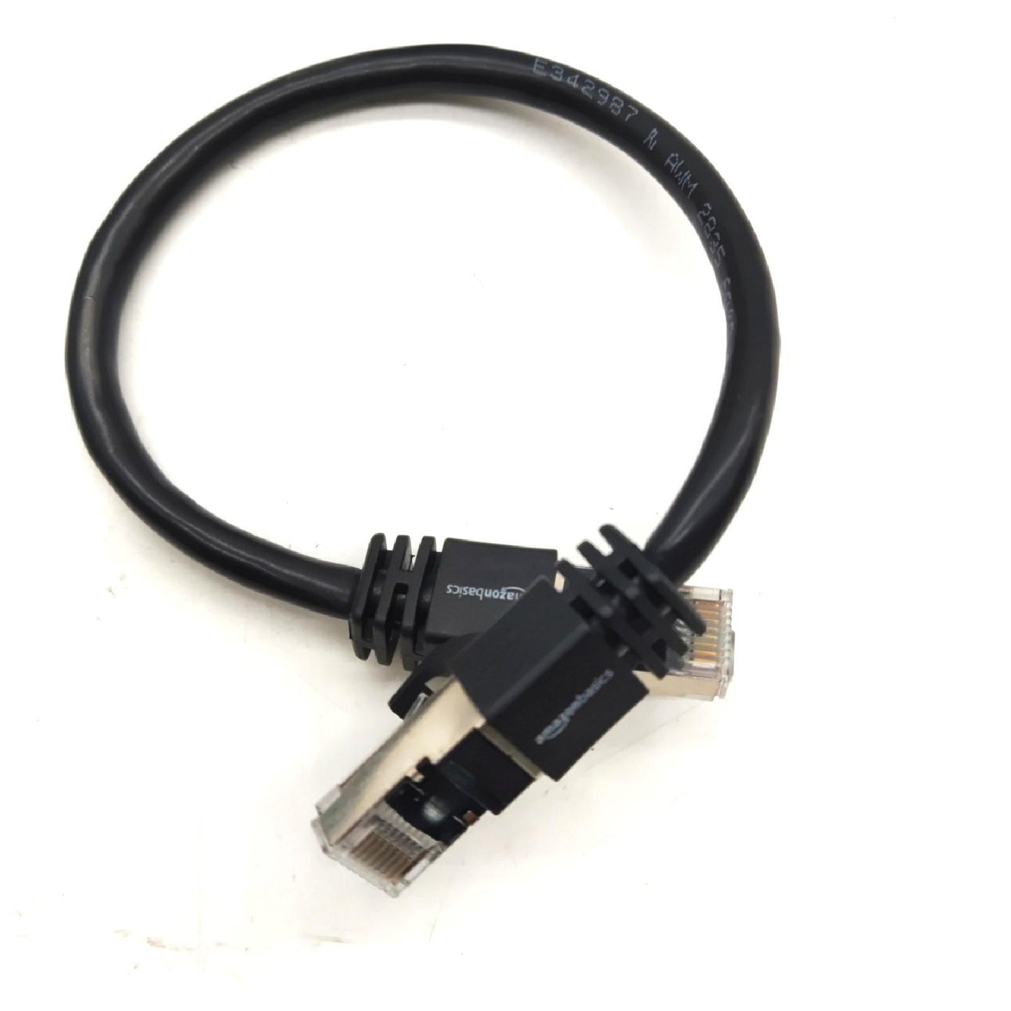 Amazon Basics Patchkabel Netzwerkzubehor High Speed Cat7 Gigabit Ethernet Schwarz 03 Meter