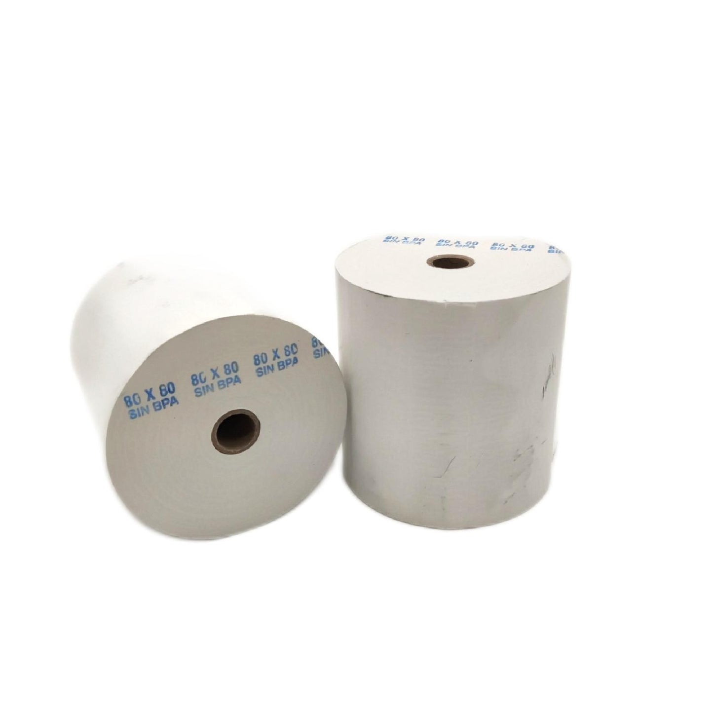 Apli Paquet Thermique de 8 Rouleaux de Papier, Blanc, 80 x 80 x 12 mm